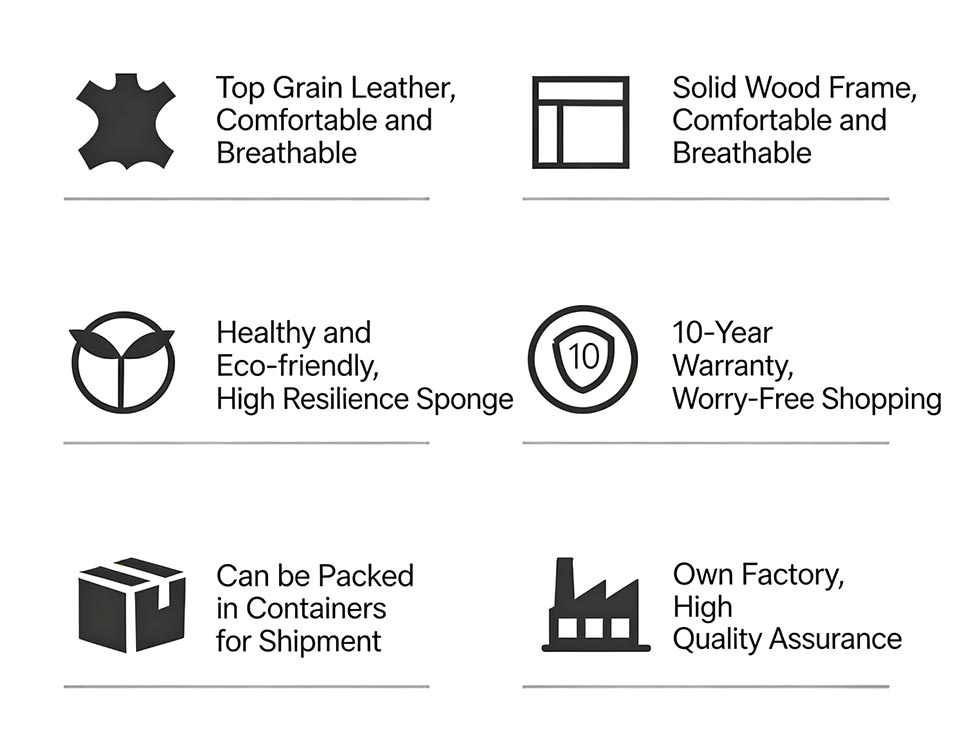 Modern Italian Leather Soft Bed